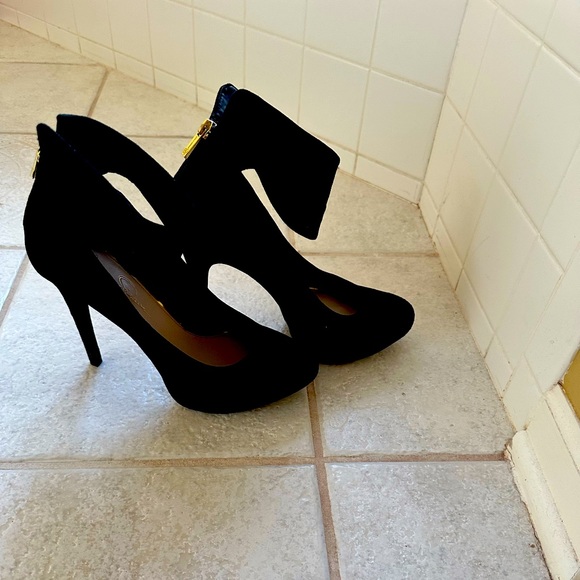 Black ankle wrap sandal - Picture 1 of 1